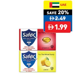 Safex Assorted Antibacterial Soap 120g Safex Assorted Antibacterial Soap 120g