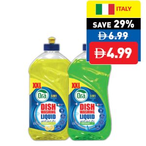 Ora Dishwasher Liquid 5 i n 1 Lemon/ Original 1.5L Ora Dishwasher Liquid 5 i n 1 Lemon/ Original 1.5L