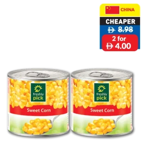 Freshly Pick Sweet Corn 340g Freshly Pick Sweet Corn 340g