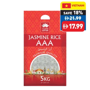 Silver Lotus Jasmine Rice AAA 5kg
