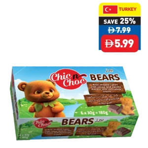 Chic n Choc Bears 6 x 30g