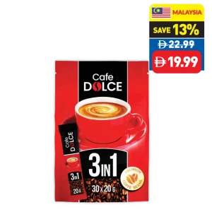 Café Dolce 3 in 1 Coﬀee Mix 30’s x 20g