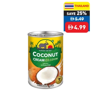 Elephant and Sun Coconut Cream 400ml Elephant and Sun Coconut Cream 400ml