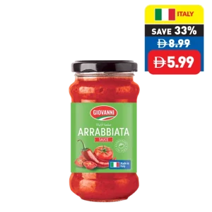 Giovanni Ricotta/ Arrabiata Sauce 400g Giovanni Ricotta/ Arrabiata Sauce 400g