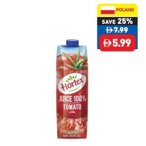 Hortex 100% Tomato Juice 1L Hortex 100% Tomato Juice 1L