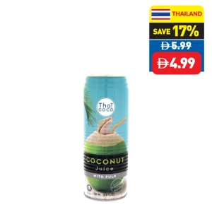 Thai Coco Coconut Water with Pulp 520ml