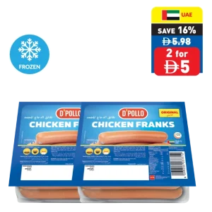 D’Pollo Chicken Franks Original 340g D’Pollo Chicken Franks Original 340g