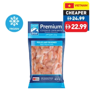 Deep Blue Cooked Shrimps 400g
