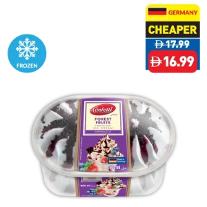 Confetti Ice Cream Forest Fruits/ Cookies & Cream 900ml