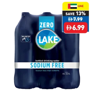 Lake Zero Sodium Water 6 x 1.5L