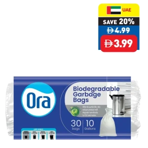 Ora Biodegradable Garbage Bags 10 Gal
