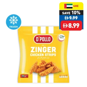D’Pollo Zinger/ Spicy Chicken Strips 300g