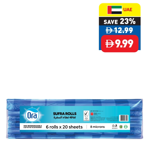 Ora Sufra Rolls 6 Rolls x 20’s