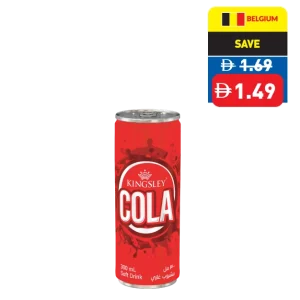 Kingsley Can Cola/ Orange 300ml/ Kool 330ml