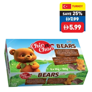 Chic n Choc Bears 6 x 30g