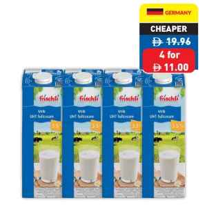 Frischli Milk UHT Full Fat 1L
