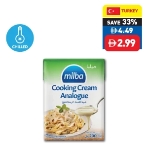 Milba Cooking Cream Analogue 200ml Milba Cooking Cream Analogue 200ml