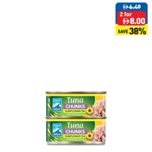 Deep Blue Tuna Chunk in Sunflower Oil 185g Deep Blue Tuna Chunk in Sunflower Oil 185g