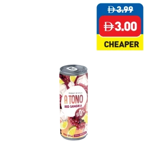 Atono Red Sangria Sparkling in Can 250ml Atono Red Sangria Sparkling in Can 250ml