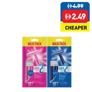 Ego Twin Blade Razor Women/ Men Maxi 10’s Ego Twin Blade Razor Women/ Men Maxi 10’s
