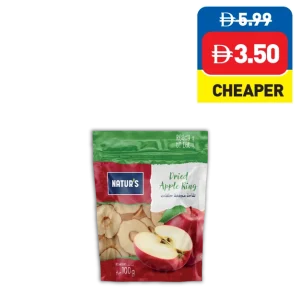 Natur’s Dried Apple Ring 100g Natur’s Dried Apple Ring 100g