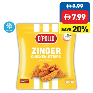 D’Pollo Zinger/ Spicy Chicken Strips 300g D’Pollo Zinger/ Spicy Chicken Strips 300g