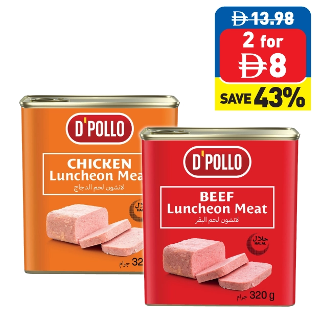 D’Pollo Luncheon Beef 320g