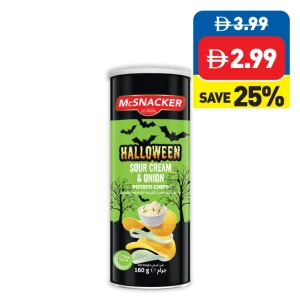 McSnacker Chips Sour Cream & Onion Halloween 160g McSnacker Chips Sour Cream & Onion Halloween 160g
