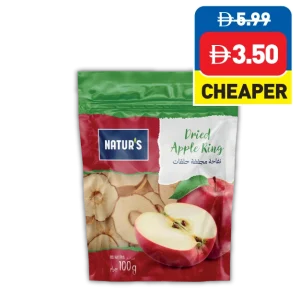 Natur’s Dried Apple Ring 100g Natur’s Dried Apple Ring 100g