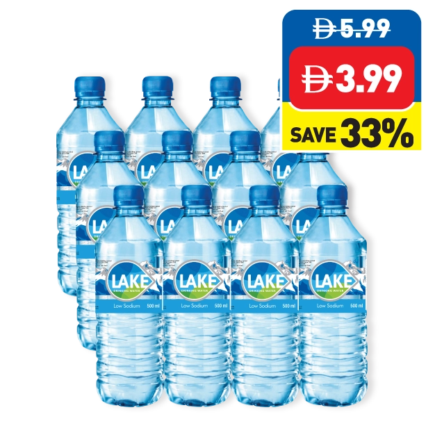 Lake Bottle Water 12 x 500ml
